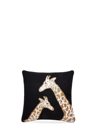 Main View - Click To Enlarge - JONATHAN ADLER - Animalia bead giraffe pillow