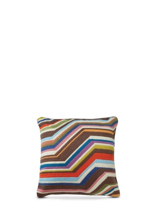 Main View - Click To Enlarge - JONATHAN ADLER - Multi bargello zigzag throw pillow
