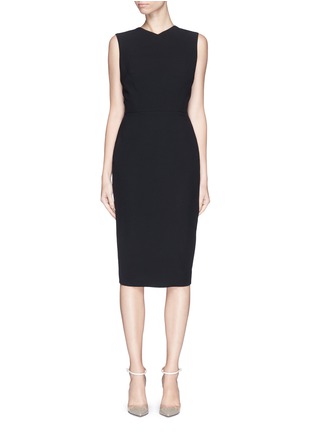Main View - Click To Enlarge - VICTORIA BECKHAM - Open back bow tie double crepe dress
