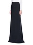 Front View - Click To Enlarge - VICTORIA BECKHAM - Matte satin fishtail maxi skirt