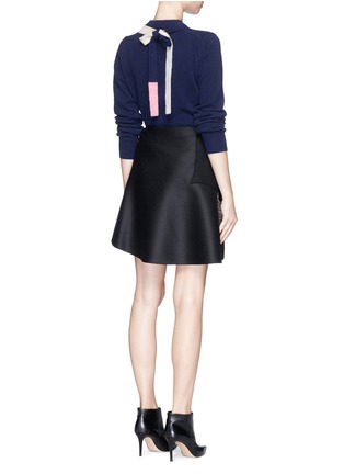 Figure View - Click To Enlarge - VICTORIA BECKHAM - Bow back wool crew neck sweater