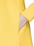 Detail View - Click To Enlarge - VICTORIA BECKHAM - Open bow back double crepe shift dress