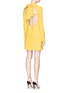 Figure View - Click To Enlarge - VICTORIA BECKHAM - Open bow back double crepe shift dress