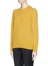 Front View - Click To Enlarge - VICTORIA BECKHAM - Bow back lambswool sweater