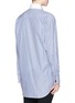 Back View - Click To Enlarge - VICTORIA BECKHAM - Oversize candy stripe cotton poplin man shirt