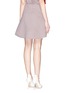 Back View - Click To Enlarge - VICTORIA BECKHAM - Asymmetric flap A-line double faced cashmere skirt