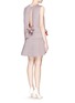 Figure View - Click To Enlarge - VICTORIA BECKHAM - Asymmetric flap A-line double faced cashmere skirt