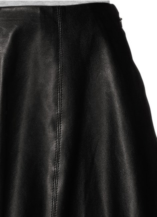 Detail View - Click To Enlarge - THEORY - 'Merlock' leather skirt