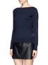 Front View - Click To Enlarge - THEORY - 'Naila' cashmere-blend sweater