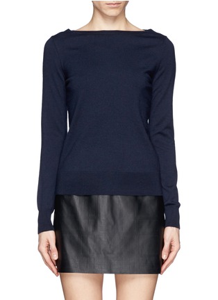 Main View - Click To Enlarge - THEORY - 'Naila' cashmere-blend sweater