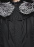 Detail View - Click To Enlarge - HELMUT LANG - 'Fur Lined Ultimate Trench' fox fur trim coat 
