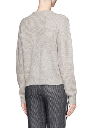Back View - Click To Enlarge - T BY ALEXANDER WANG - Rib knit mohair blend sweater