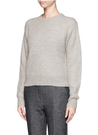 Front View - Click To Enlarge - T BY ALEXANDER WANG - Rib knit mohair blend sweater