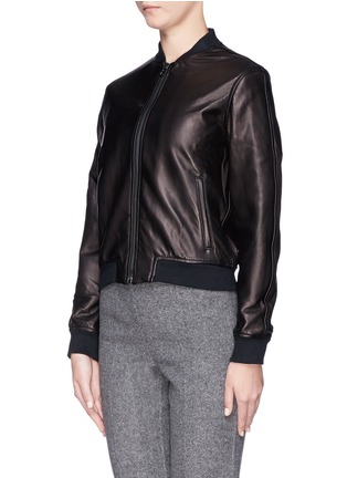 Front View - Click To Enlarge - RAG & BONE - Leather bomber jacket