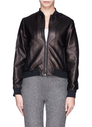 Main View - Click To Enlarge - RAG & BONE - Leather bomber jacket