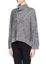 Front View - Click To Enlarge - 3.1 PHILLIP LIM - Funnel collar mohair sweater