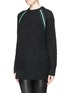 Front View - Click To Enlarge - T BY ALEXANDER WANG - Cable knit tunic sweater
