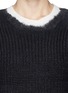 Detail View - Click To Enlarge - 3.1 PHILLIP LIM - Felted contrast trim cropped sweater