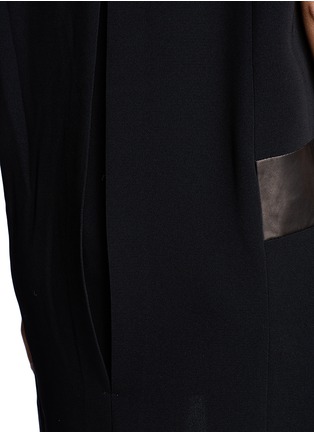 Detail View - Click To Enlarge - RAG & BONE - Mabel leather trim dress