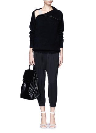 Figure View - Click To Enlarge - THEORY - Dimonica side zip sweater