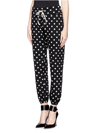 Front View - Click To Enlarge - 3.1 PHILLIP LIM - Polka dot sweatpants