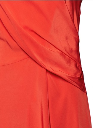 Detail View - Click To Enlarge - ELIZABETH AND JAMES - Angelina draped silk dress
