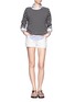 Figure View - Click To Enlarge - THEORY - Mikee denim shorts