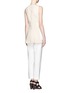 Back View - Click To Enlarge - ALEXANDER MCQUEEN - Canvas patch pocket tunic