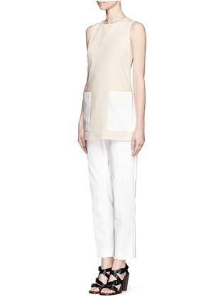 Figure View - Click To Enlarge - ALEXANDER MCQUEEN - Canvas patch pocket tunic