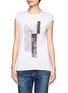 Main View - Click To Enlarge - HELMUT LANG - Collage print muscle T-shirt