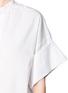 Detail View - Click To Enlarge - 3.1 PHILLIP LIM - Oversized rolled cuff collarless shirt