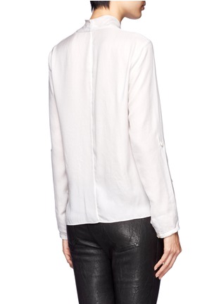 Back View - Click To Enlarge - HELMUT LANG - Draped wrapped front top