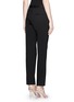 Back View - Click To Enlarge - JIL SANDER - Bow belt straight twill pants