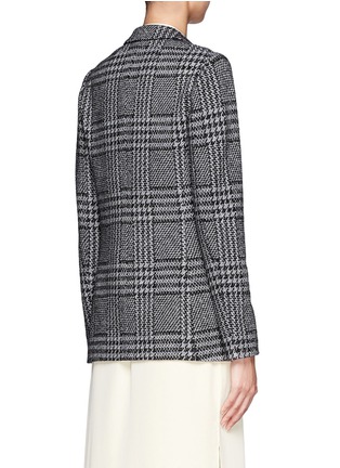 Back View - Click To Enlarge - THEORY - Houndstooth plaid blazer