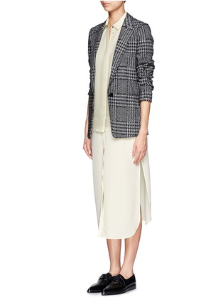Figure View - Click To Enlarge - THEORY - Houndstooth plaid blazer