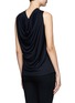 Back View - Click To Enlarge - LANVIN - T-shaped crepe top