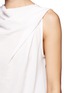Detail View - Click To Enlarge - HELMUT LANG - Draped neckline sleeveless top