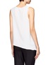 Back View - Click To Enlarge - HELMUT LANG - Draped neckline sleeveless top
