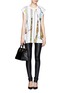 Figure View - Click To Enlarge - 3.1 PHILLIP LIM - Embellished printed muscle cotton tank top