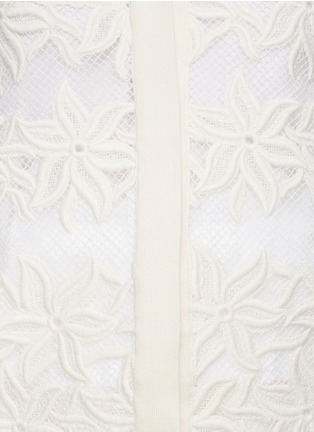 Detail View - Click To Enlarge - CHLOÉ - Guipure lace cardigan