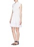 Figure View - Click To Enlarge - 3.1 PHILLIP LIM - Gathered front sleeveless collared shirt dress