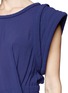 Detail View - Click To Enlarge - IRO - 'Gaige' padded sleeve twist-front dress