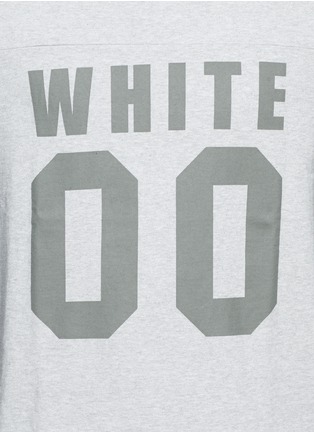 Detail View - Click To Enlarge - WHITE MOUNTAINEERING - Text print baseball T-shirt