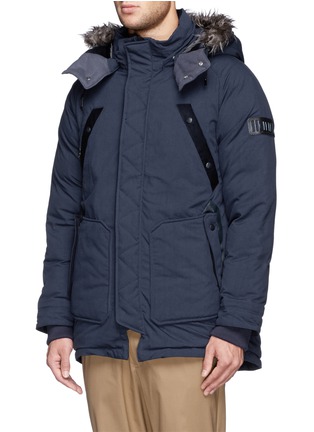 Front View - Click To Enlarge - WHITE MOUNTAINEERING - Winderstoppe® padded parka