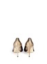 Back View - Click To Enlarge - JIMMY CHOO - 'Agnes' metallic leather suede degradé pumps