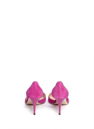 Back View - Click To Enlarge - JIMMY CHOO - 'Mariella' suede d'Orsay pumps