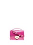 Main View - Click To Enlarge - JIMMY CHOO - 'Rebel' patent suede crossbody bag