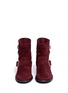 Figure View - Click To Enlarge - JIMMY CHOO - Youth' suede buckle boots