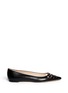 Main View - Click To Enlarge - KATE SPADE - 'Gerona' perforated leather flats