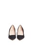 Figure View - Click To Enlarge - KATE SPADE - 'Melanie' glitter suede pumps